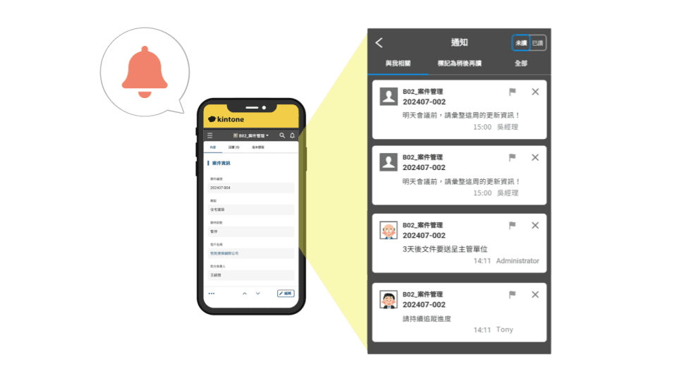 即時通知與提醒