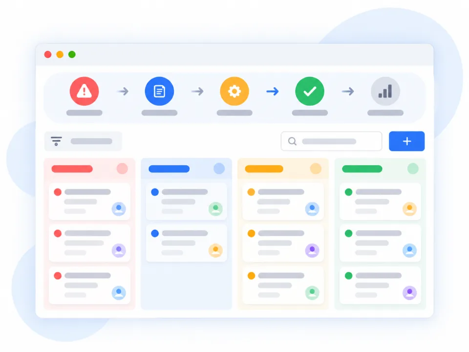 Product screen: Issue Ticket tracking